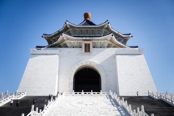 Fototapeta premium Front facade of Chiang Kai-shek Memorial Hall in Taipei