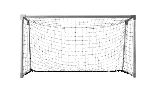 a goal with net, isolated on transparent background