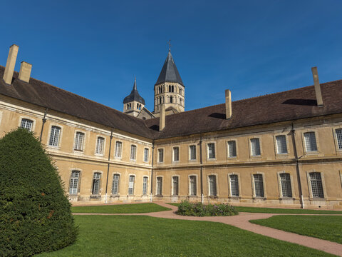 Cluny Abbey, former Benedictine monastary in Cluny, France.