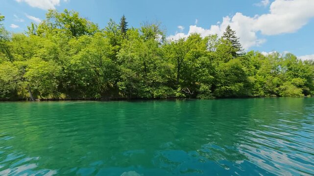 Plitvice lakes in Croatia, Europe, Unesco park