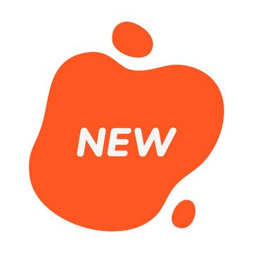 New Tag Modern Graphic Blob