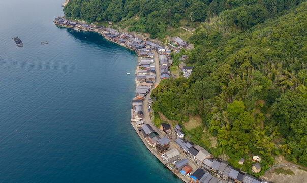 Funaya Village Along the Shore of Ine Bay