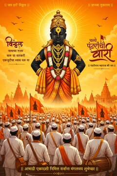 Majestic Shri Vitthal Vitthala Vithu Mauli Pandurang Vithoba Rakhumai Temple Ashadhi Kartiki Devshayani Prabodhini Vaikuntha Mokshada Nirjala Ekadashi Background