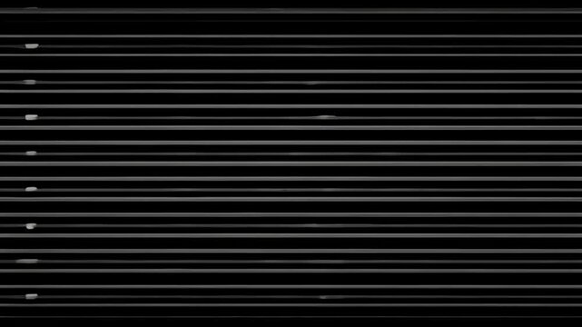 Flickering digital scanlines and horizontal glitch on black background