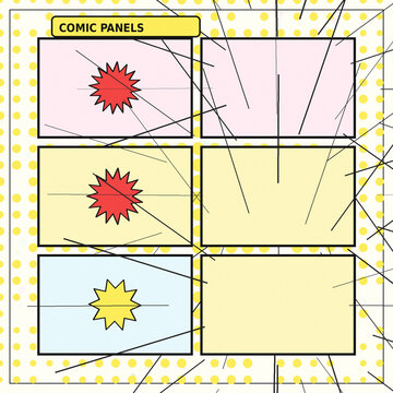 Retro Comic Comic Panel Layout