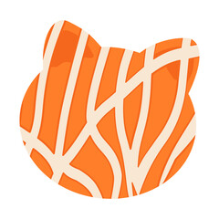 Salmon sashimi cat head shape raw fish seafood © BlackGroundMeYou 