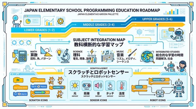 Elementary School Programming Education Roadmap Japan
