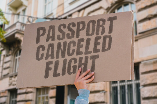 "Passport canceled flight" Travel document voided before departure. GROUNDED. STUCK. DOMESTIC. TRAPPED. CANNOT.
