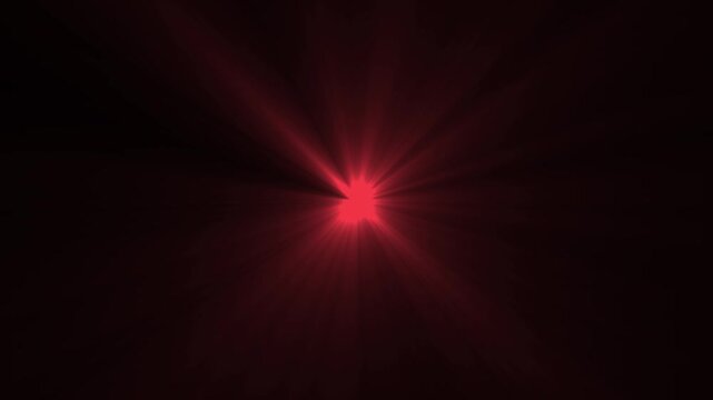 Sun light rays animation with glowing solar flares and volumetric lens leak effect.