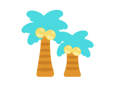 ヤシの木　イラスト