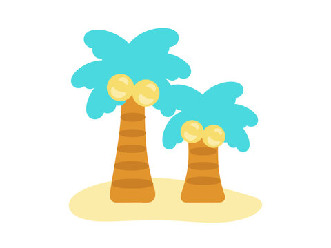 ヤシの木　イラスト