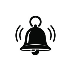 Fototapeta premium Ringing Bell Icon Notification Alert.