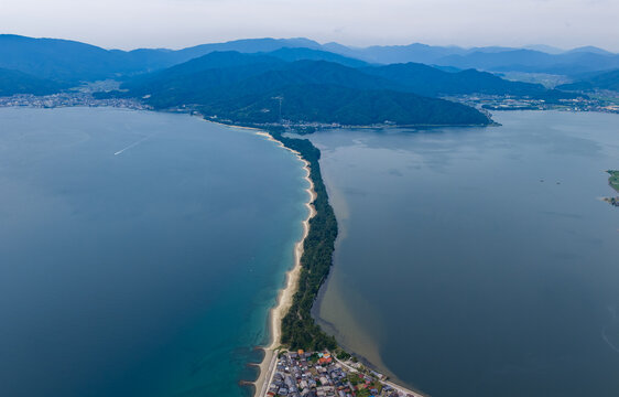 Amanohashidate Sandbar Between Two Seas