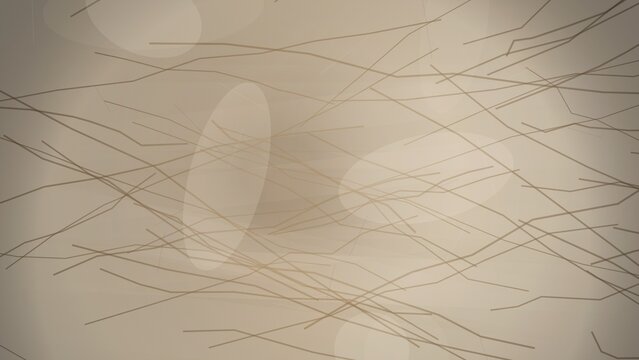 Tangled threads on a light background