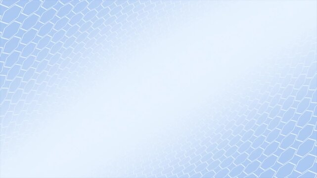 Royal blue  color diagonally moving hexagonal shapes with blank space gradient design loopable seamless gradient background