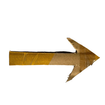 Rustic wooden arrow pointing to the right