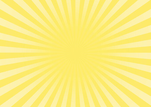 Yellow sun rays, conceptual illustration
