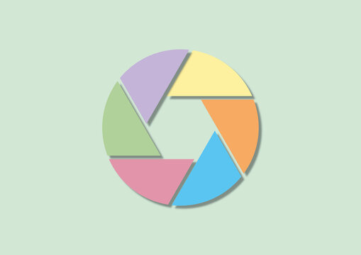 Camera aperture, illustration