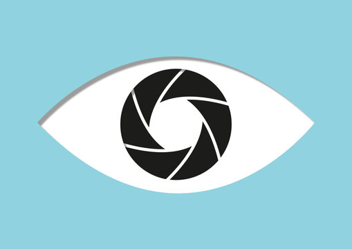 Camera aperture, conceptual illustration