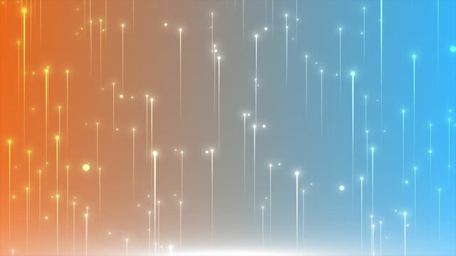 colourful dual tone glowing shooting particles moving upwards modern design gradient background