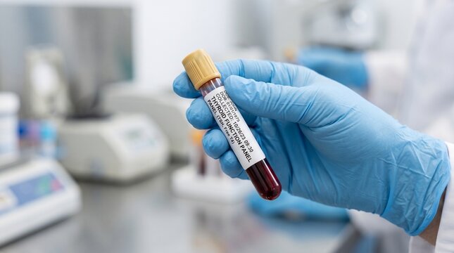 Blood Sample for Thyroid Function Testing in Clinical Laboratory