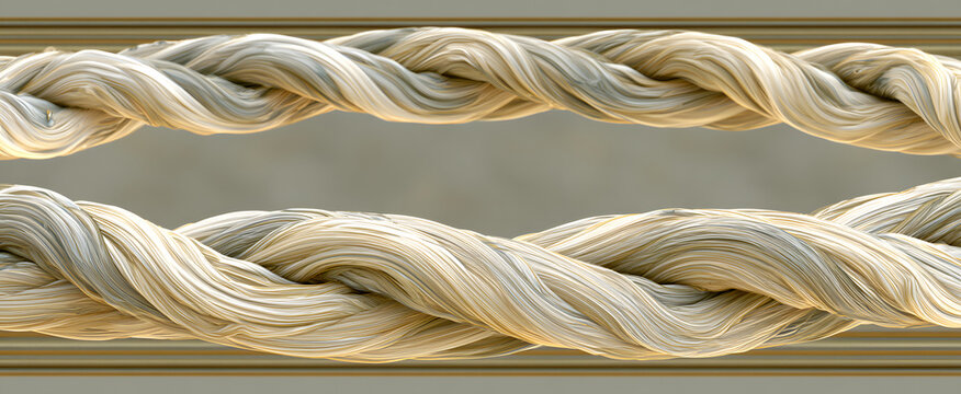 Oval braided rope frames, dancing with a charm reminiscent of the ocean, are perfect for branding and maritime decor