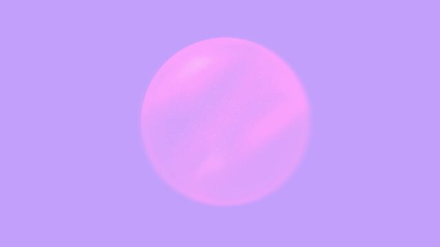 Spheres of soft pink light pulse with fine textures in a high demand abstract 3D animation loop ideal for a calming wellness app background or virtual agent avatar
