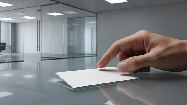 Futuristic medical research laboratory with professional scientist interacting with advanced holographic human brain interface and glowing blue digital data displays for neuroscience innovation.
