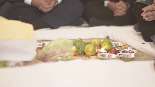 Indian Wedding Rituals with Bride and Groom Performing Sacred Traditions, Pheras, Mandap Ceremony, and Cultural Marriage Customs