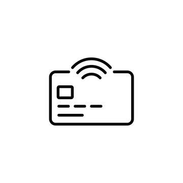 Contactless Credit Card NFC Icon