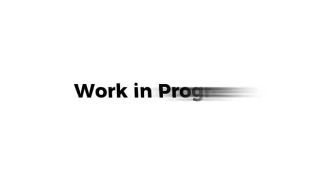 Black wakinp logo on a plain white background with blur effect