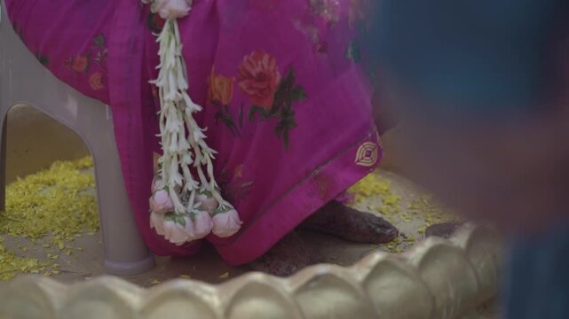 Indian Wedding Rituals with Bride and Groom Performing Sacred Traditions, Pheras, Mandap Ceremony, and Cultural Marriage Customs