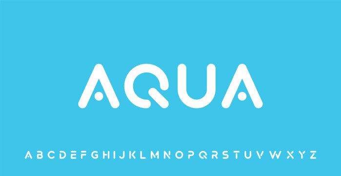 Modern rounded display font for branding and logos
