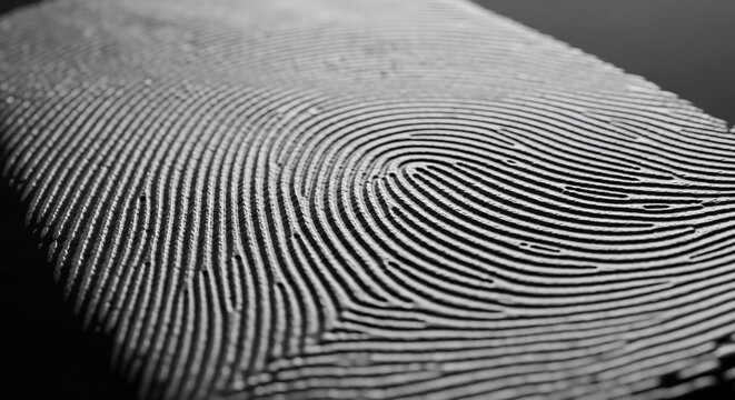 Fingerprint close up