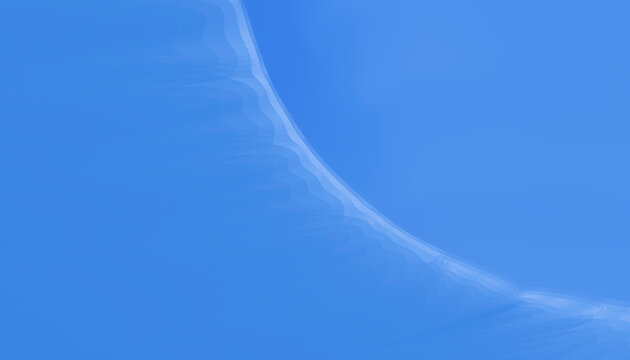 Smooth gradient abstract blue waves on a minimalist background.