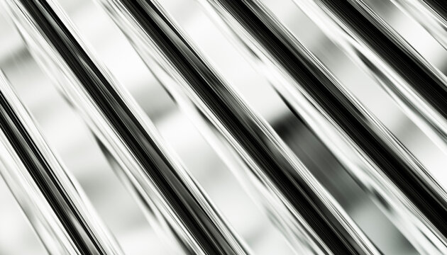 Close-up of abstract metallic lines with a blurred background, creating a dynamic pattern.