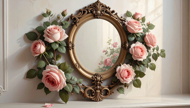 Floral mirror design