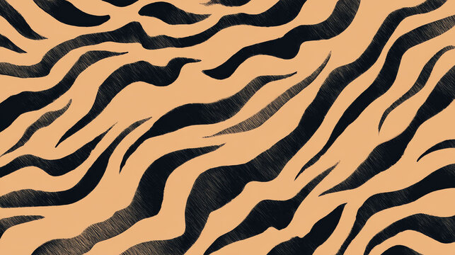 Tiger Stripe Pattern Wallpaper