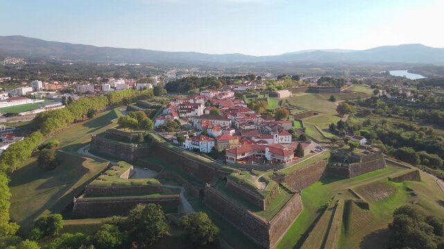 Drone de Valen&ccedil;a, cidade Portugal Espanha Caminho Santiago
