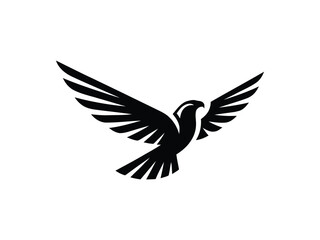 Fototapeta premium Majestic Hawk Bird Emblem Symbol