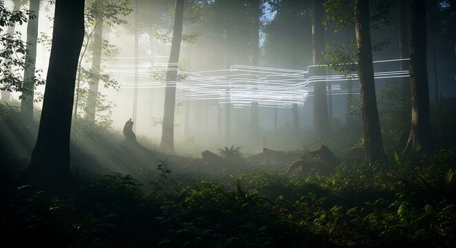 Forest sunlight