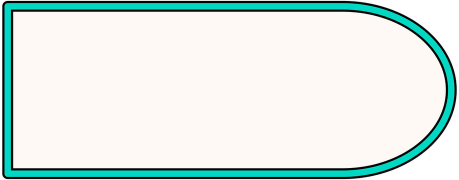 Basic Label Title Rectangle Frame