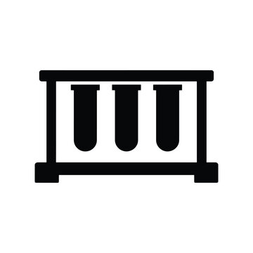 Test Tube Rack Icon for Laboratory Sample Organization