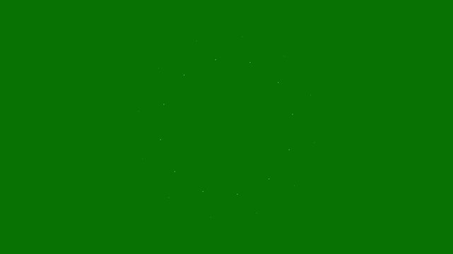 Line blast and circle burst explosion, firework shape Motion Graphic 4K Effect circle burst, White Glow circle burst After Effects pop up, line, blast green screen background firework 4K Loop Video.
