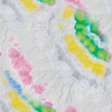 Tie Dye Vector Art. Seamless Tie Dye Swirl. Japanese Stripe Pattern. Vector Green Grunge. Yellow Dyed Print. White Yellow Background. Blue Shirt Watercolor. Blue Grunge Swirl. Tye Endless Shibori.