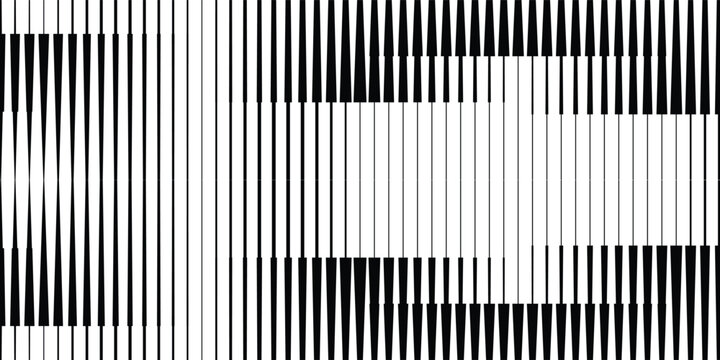 Black and white striped halftone gradient strips. Fading line gradation background. Repeating linear pattern backdrop. vector eps 10