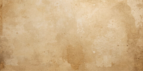 Naklejka premium Old vintage grunge paper texture background with aged parchment worn antique surface design