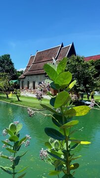 300-Year-Old Ordination Hall at Wat Muen Wai, Nakhon Ratchasima, Thailand