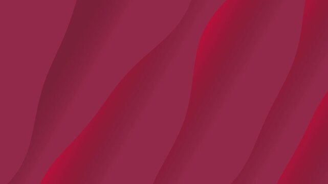 Vibrant wavy lines create a dynamic abstract pattern on a maroon background