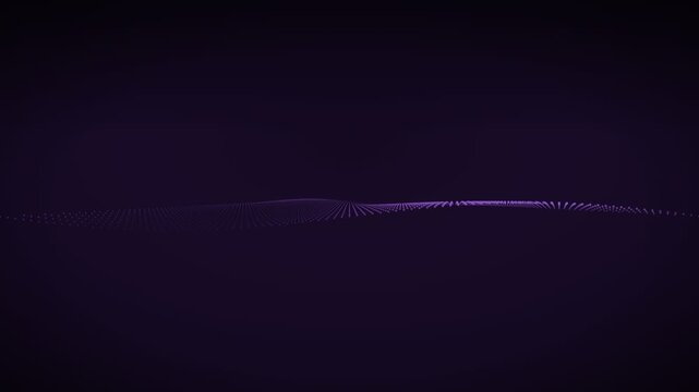 Violet breathing surface particle surface background, cinematic depth of field motion loop